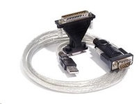 PremiumCord USB 2.0 - RS 232 převodník krátký, osazen chipem od firmy FTDI