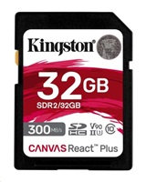 Kingston Canvas React Plus/SDXC/32GB/UHS-II U3/Class 10
