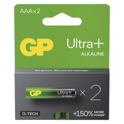 GP BATERIE GP Alkalická baterie ULTRA PLUS AAA (LR03) - 2ks